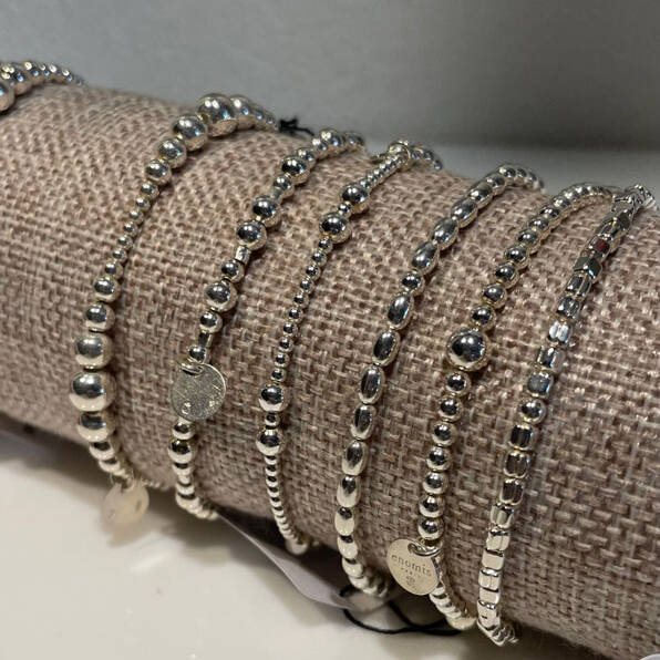 Bracelets - Elastics argent 925 - Abysse Galerie Boutique Morges