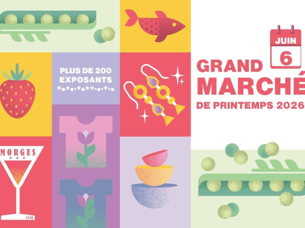 grand marché - printemps - 2026 Morges